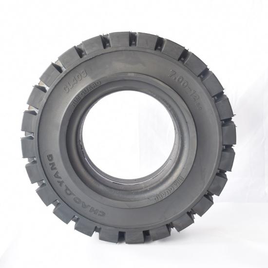Heavy-duty forklift solid tire