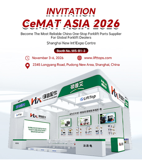 LIFTTOP at CeMAT ASIA 2026 | Forklift Parts & Electrification